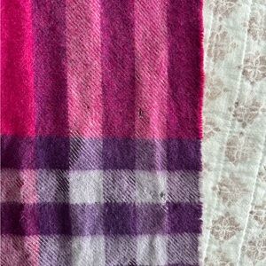 Vintage Cashmere Burberry Scarf